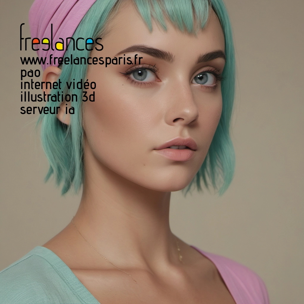 Pao mise en page internet vidéo illustration 3d serveur IA générative AI freelance paris studio de création magazines 8l8q7t00